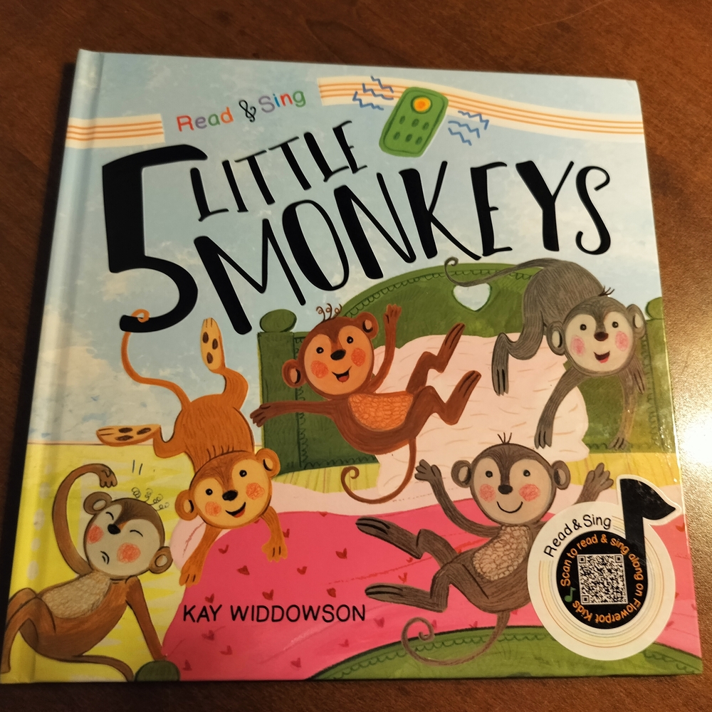 5 Little Monkeys Children's Book